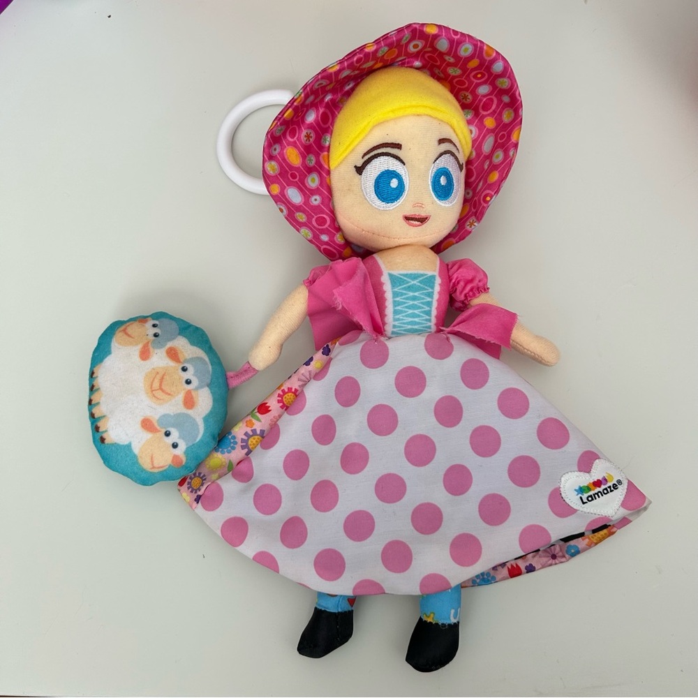 2/$25 🧸  Disney Baby Toy Story Little Bo Peep Clip-On Stroller Toy Tomy Lamaze